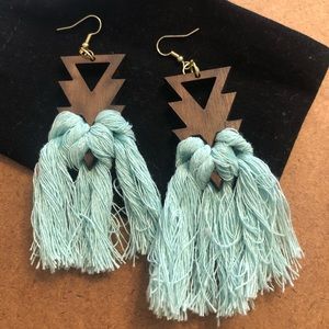 Fringe earrings